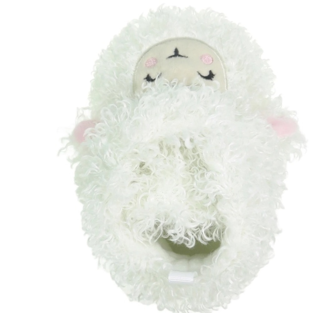 BABY GIRL Llama Bootie Slippers Size 3, 4, and 5 Infant - NWT 🦙🤍 - Picture 3 of 4